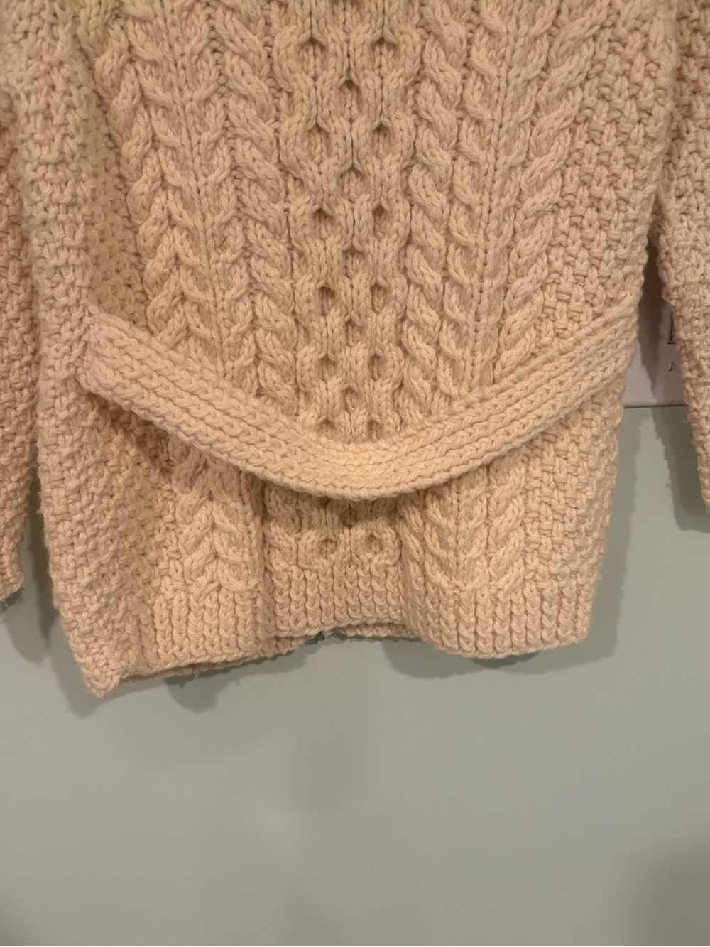 Tara Cable Knit Zip Front Sweater - Picture 5 of 8
